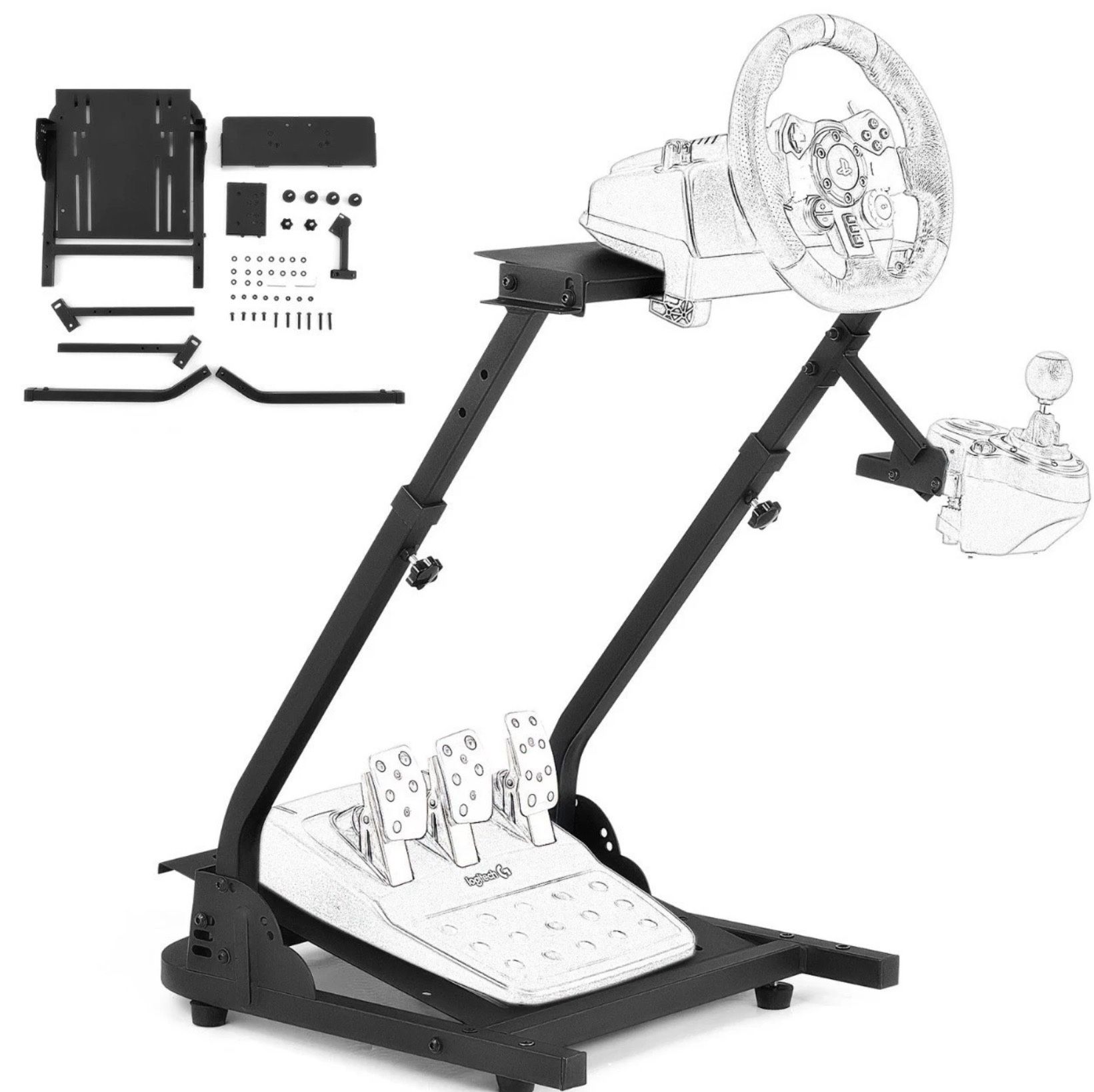 Racing Simulator Cockpit Steering Wheel Stand For Logitech G29 G920 Thrustmaster