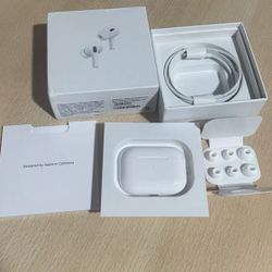 AirPods Pro Gen 2 – Brand New – iPhone Charging  Price: $120 	•	Model: AirPods Pro Gen 2 	•	Features: 	•	Active Noise Cancellation (ANC) 	•	Transparen