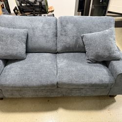 Sofa, Square Arms Loveseat