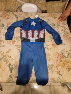 Captain America Size Small Youth