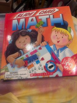 Scholastic Slide Card Math Book