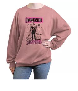 Frankenstein Graphic Crewneck Sweatshirt Women's Size Large