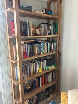 Beautiful real wood bookshelf