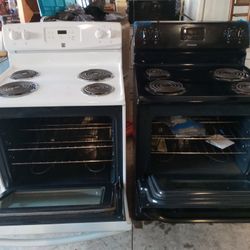 New Electric Stove 90 Day Parts And Labor Warranty