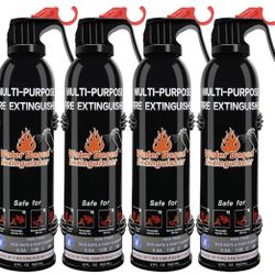 4 Pack Vehicle Fire Extinguishers with Mount