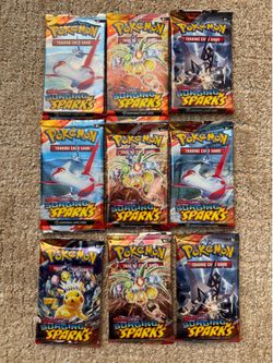 Pokémon Surging Sparks Booster Packs – 9 Sealed Packs – $54 (Below Market)