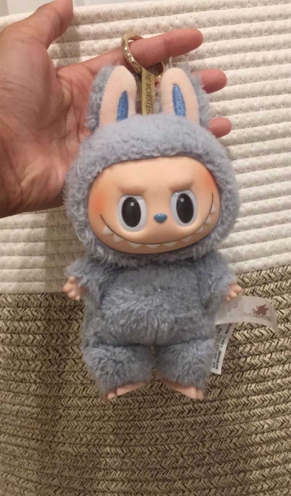 AUTHENTIC Blue Labubu - Includes A Bow