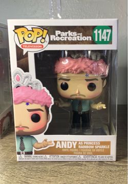 Funko Pop | Andy as princess rainbow sparkle || Parks & Recreation