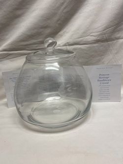 💎 Princess House 💎 6497 two piece crystal Bowl 💎 ✨New / Never Used ✨