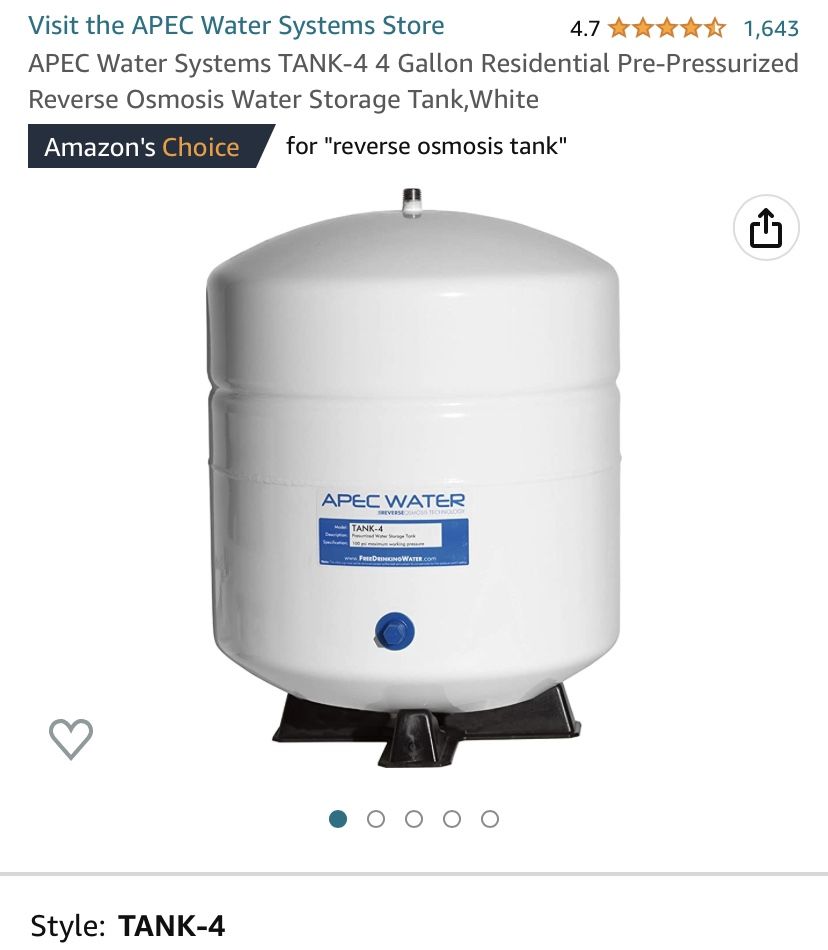 Water TANK-4 4 Gallon