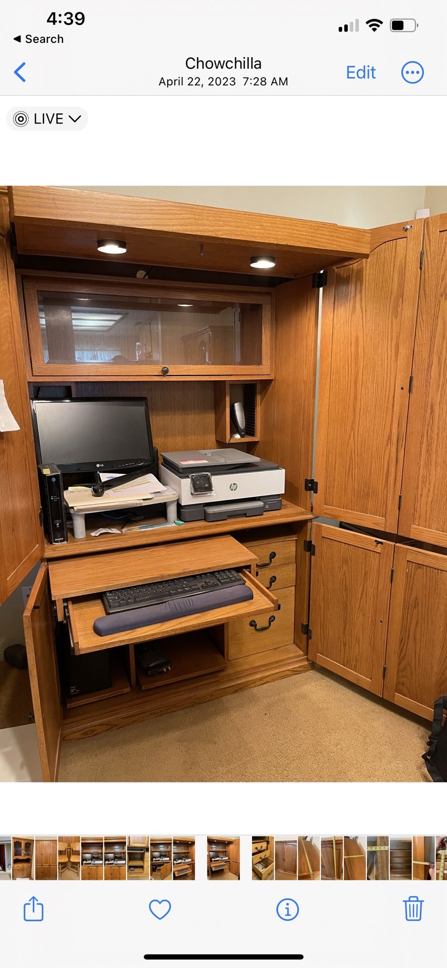 Office (desk, Bookshelf, Filing Cabinet,)
