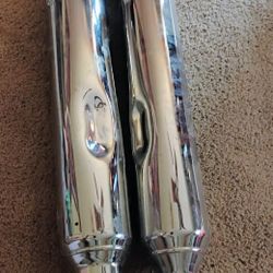 Stock Harley Slipon Tips