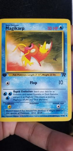 1st Edition Rocket/ Dark Magikarp