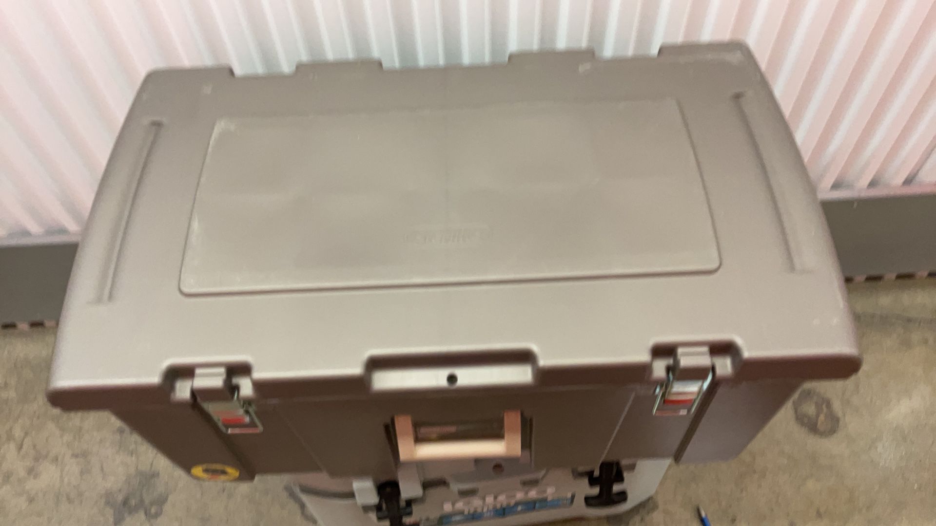 Sterilite Foot Locker Storage Bins. $15.00 For Each Bin Final Price Drop.