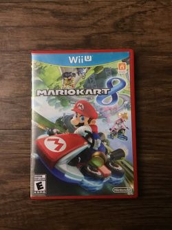 Wii U Mario kart 8 game