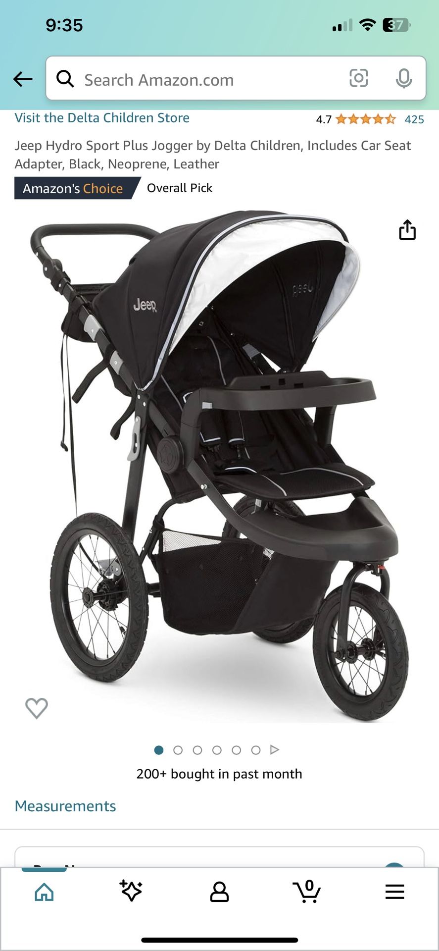 Jeep Hydro Sport Plus Jogger by Delta Children