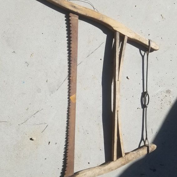 Antique Collectable Wood Saw