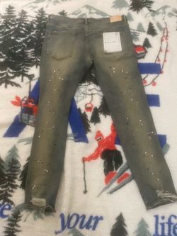 purple jeans size 40 skinny