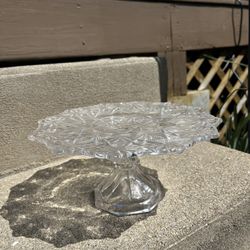 Glass Cake Plate