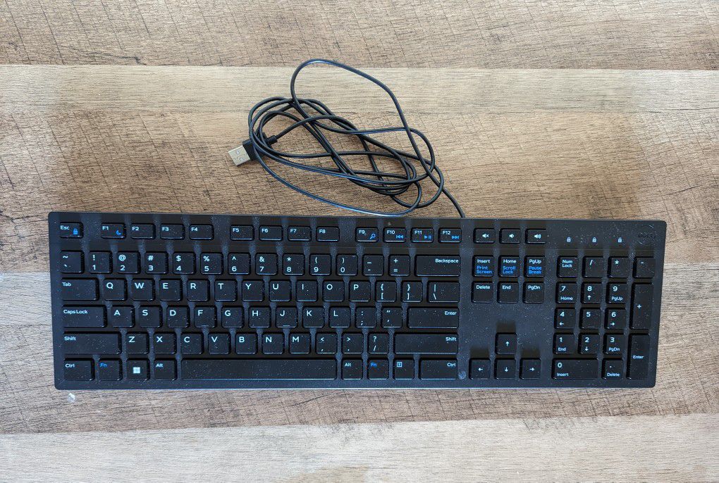 Dell Brand Wired Keyboard 
