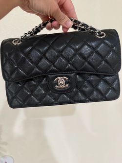 Black Chanel cavier  23cm purse