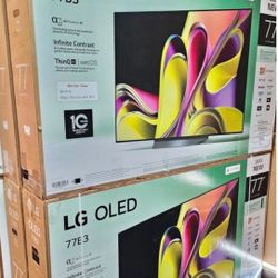 Tv 77 Lg Oled  Smart 4k Hdtv $55 down on Financing for your delivery six month warranty