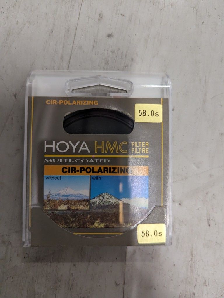 Hoya Circular UV Polarizer Glass Filter 58mm