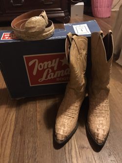 Tony Lama elevator boots