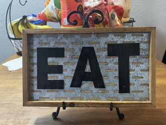 (EAT SINGED WOOD BROWN FRAME)