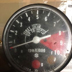 Vintage suzuki tachometer