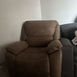 Brown Recliner 