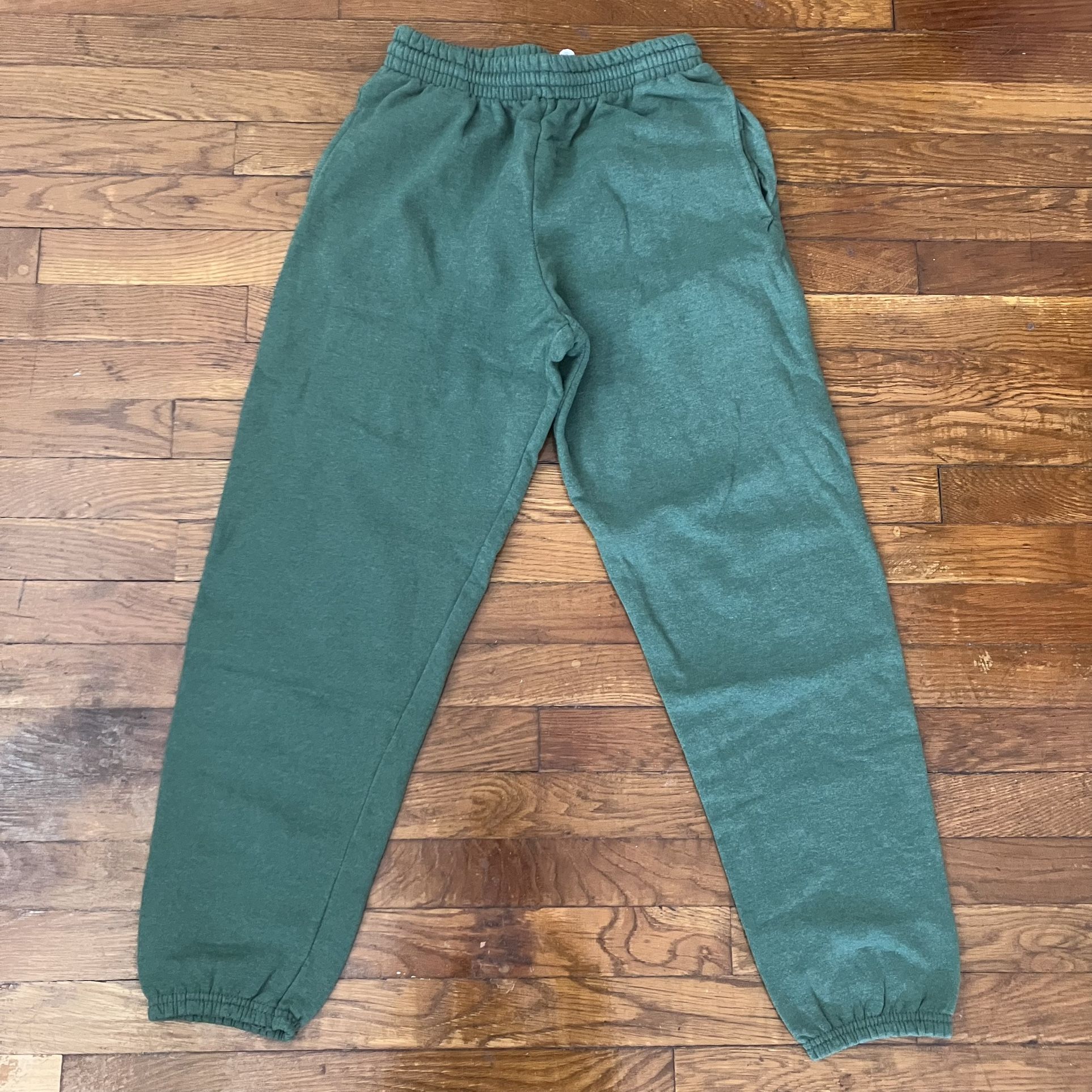 Fruit Of The Loom Men Joggers Pants S Small Green