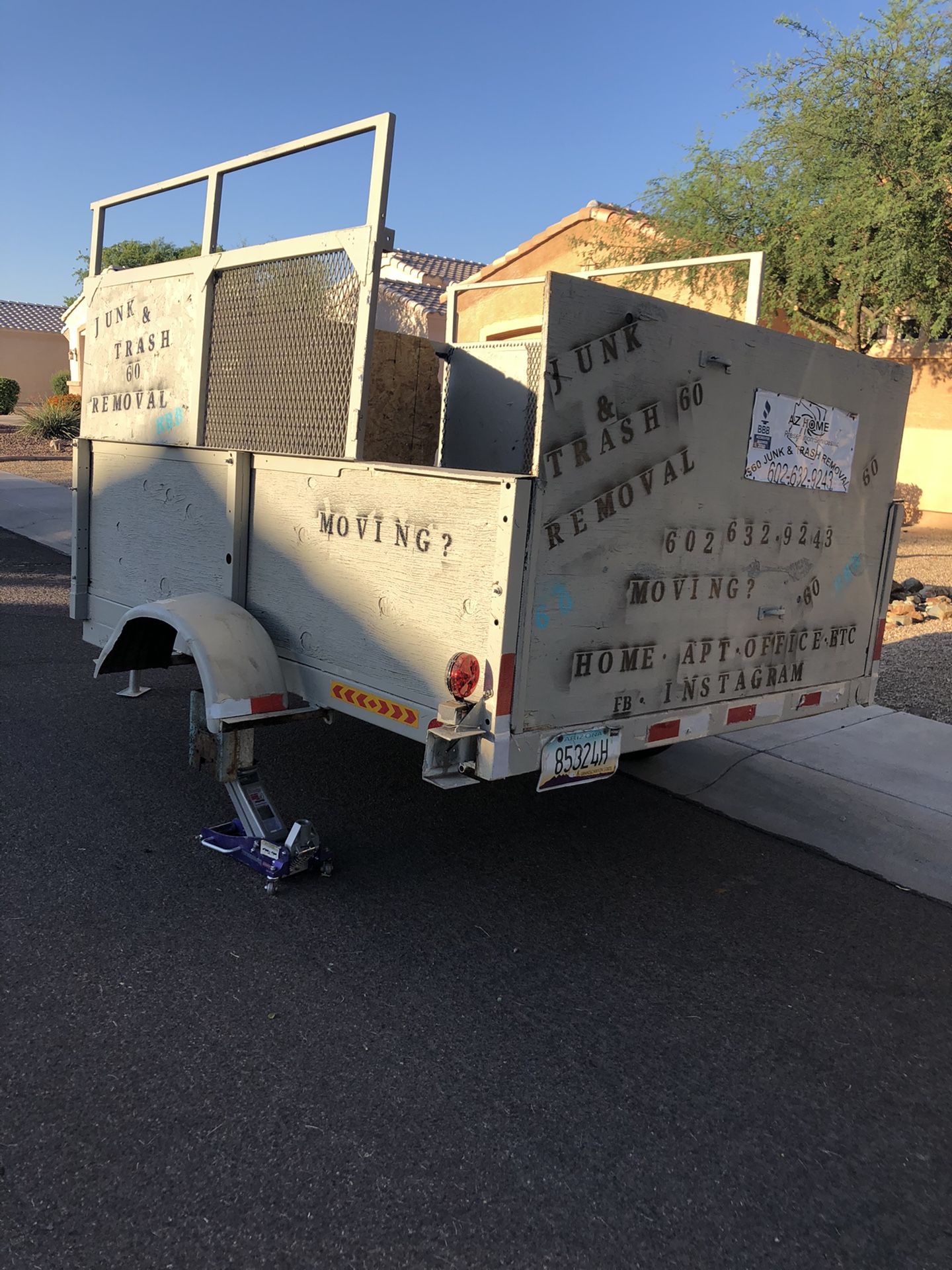 Trailer 6x8 homemade 2004 for Sale in Glendale, AZ - OfferUp