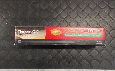 New  Box Of 50 Timberlok 10” Structural Wood Screws