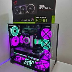 RTX 5090 ROG Astral, Intel 9 Ultra 285k, Asus Hero Z890, 32GB DDR5, 4TB T705 M2, Corsair LCD Gaming PC