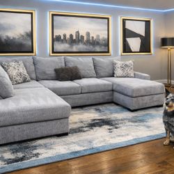 BroyHill DualChaise 3Pcs Sectional