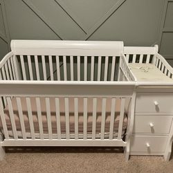 Crib With Drawers And Mattress