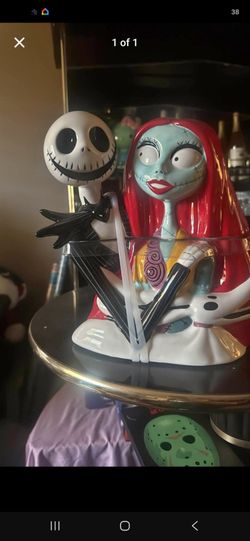 Nightmare Before Christmas Jack & Sally Cookie Jar
