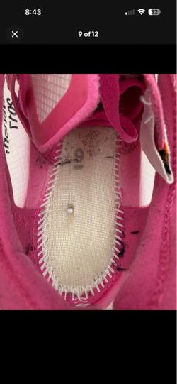 Size 9 Off-White x Nike Zoom Fly SP Tulip Pink Used