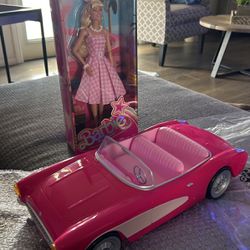 Barbie The Movie Doll & Popcorn Car Holder