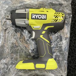 18 V Ryobi  3-Speed 1/2” Impact Wrench 
