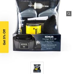 Kohler 20 789 01-S Courage 15-21 HP Single Cylinder Engine Maintenance Kit