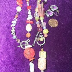 Handmade Stone Necklace Sets