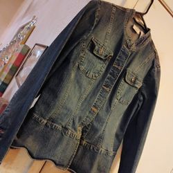 Vintage Jean Jacket Women's Medium 