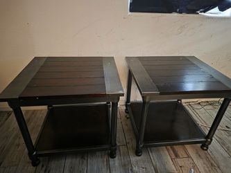 2 Side tables matching