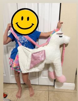 Unicorn ride on costume
