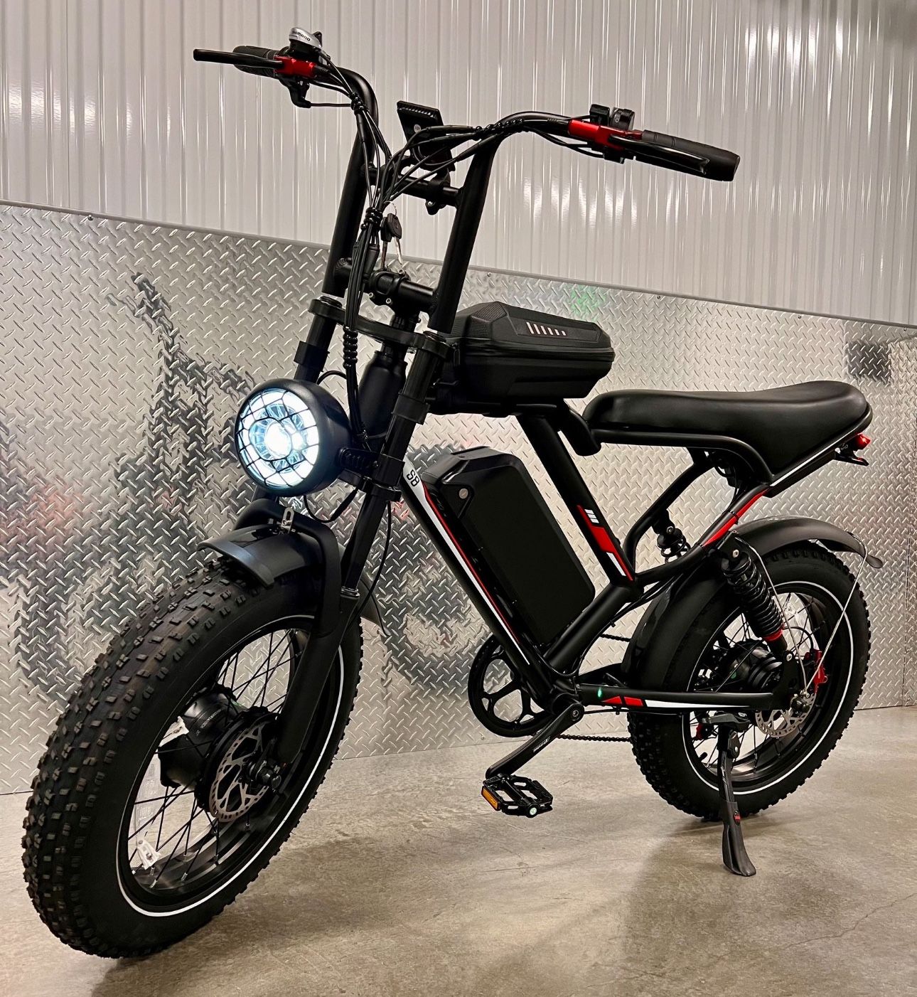 NEW! Electric Bike, 2000 W Dual Motor, Full Suspension, 31 Mph, Free Delivery π + Lock π