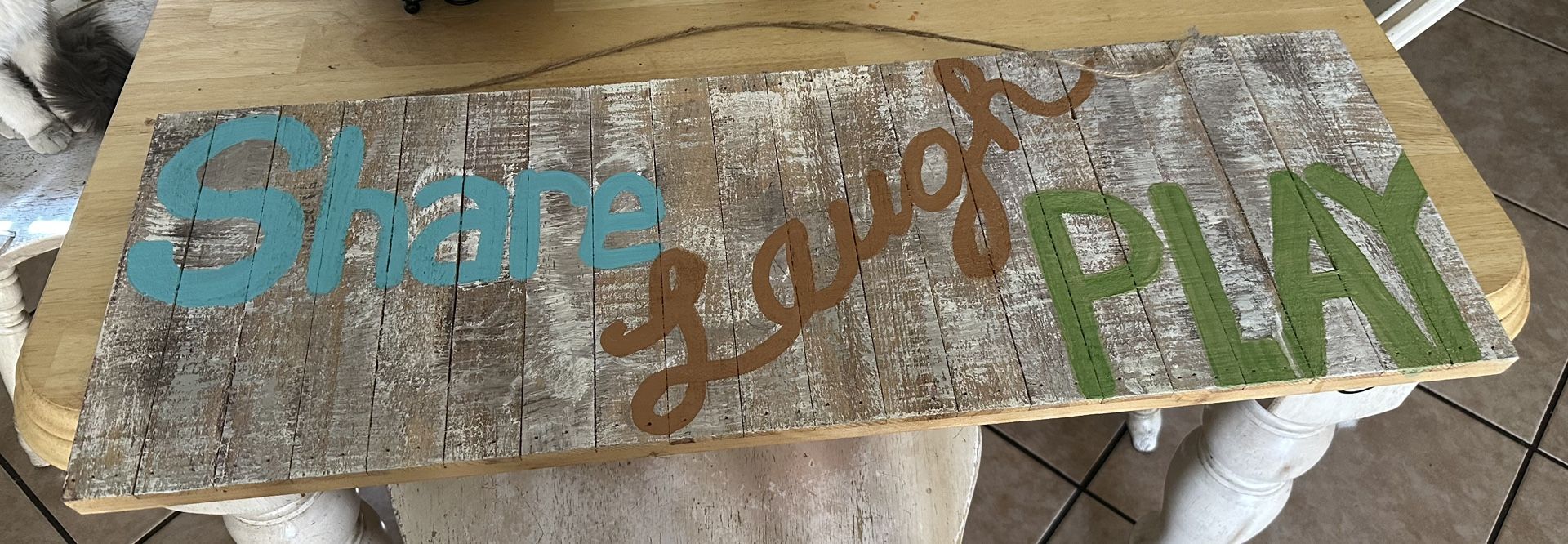 WOOD SIGN KIDS DECOR
