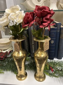 Lovely Vintage Brass Vase 