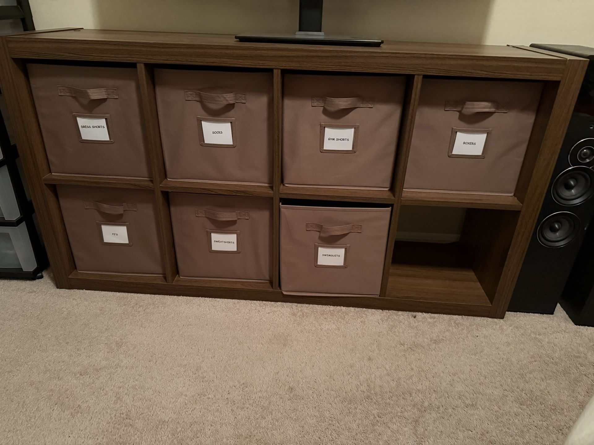 Dresser With Cubbies